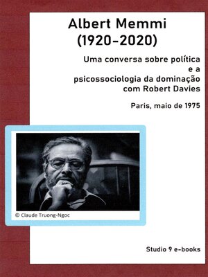 cover image of Albert Memmi  (1920-2020)